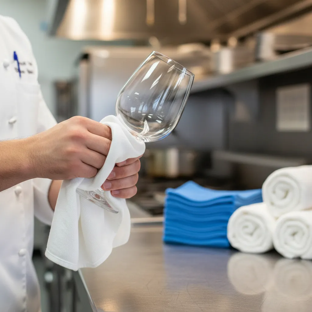 Lint-Free Shine: The Flour Sack Towel Secret