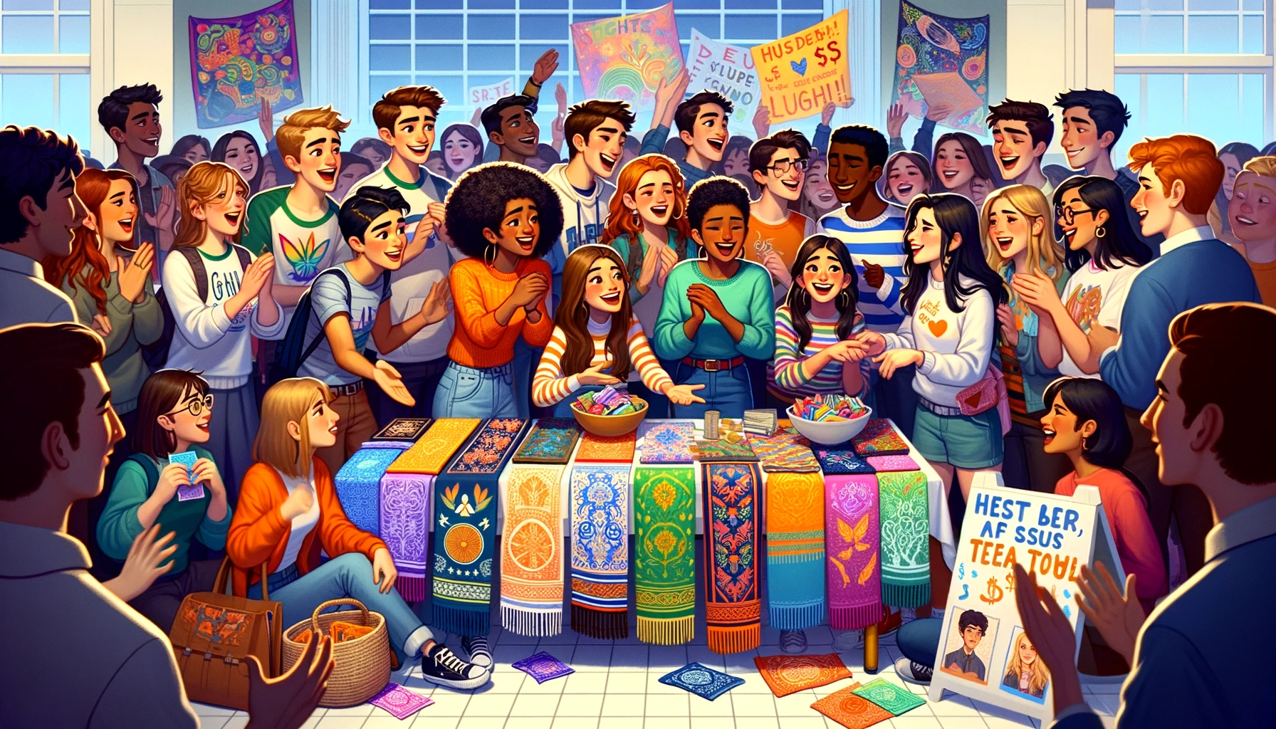 How to Engage Students in Tea Towel Fundraising Activities