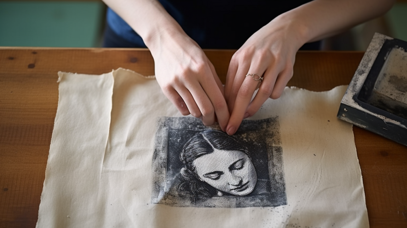 How To Stamp Flour Sack Towels