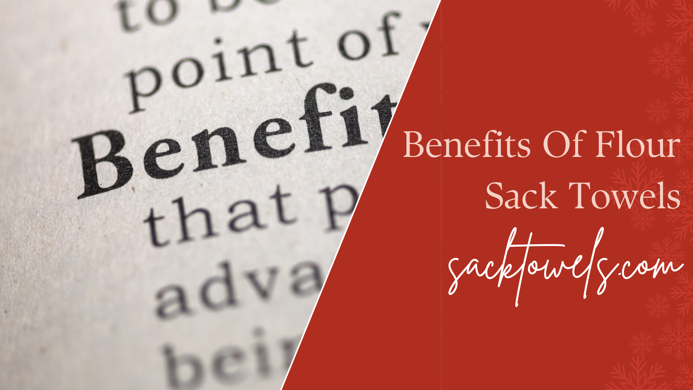 Why Flour Sack Towels